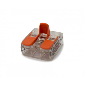 Conector Wago Borne Emenda Para 3 Fios - 221-413 - Wago