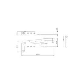 Rebitador Manual 10" Tramontina Master - 41020/110