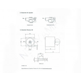 Motor AC 110VAC 5 RPM com Redução - Cód. Motor 56