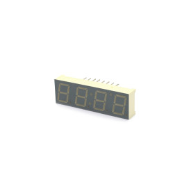 Display de 7 Segmentos com 4 Dígitos Amarelo-Verde 0,39 Polegadas - A-394G - Paralight