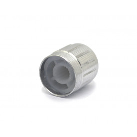 Knob de Alumínio para Potenciômetro de Eixo Estriado - B17x17 - Cromado