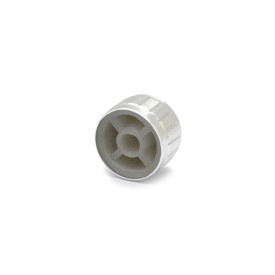 Knob de Alumínio para Potenciômetro de Eixo Estriado - B21x13 - Cromado