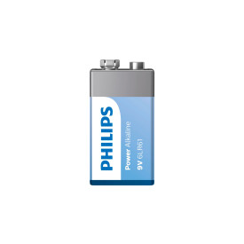 Bateria Power Alkaline 9v - Philips