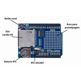 Módulo Data Logging Shield para Arduino - GC-144