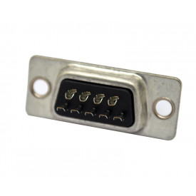 Conector DB09  Macho Solda Fio DS1033-09MBNSISS - Connfly