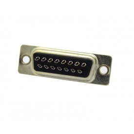 Conector DB15 Fêmea Solda Fio DS1033-15FBNISS