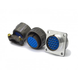 Conector Circular Macho e Fêmea DS1110-07-19 - 19 Vias - Connfly