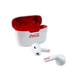 Fone de Ouvido TWS Flow Earbuds Coca-Cola - Branco - 2096