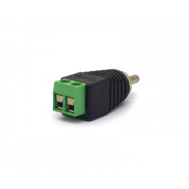 Plug RCA Macho para Borne 2 Vias - FL-08