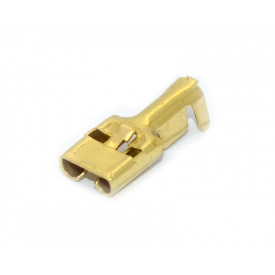 Terminal Faston Fêmea 6,3mm com Trava 1,5 - 2,5mm - FRU322102