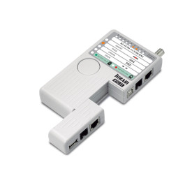 Testador de Cabos RJ45, RJ11, BNC e USB - HTC-41 - Hikari