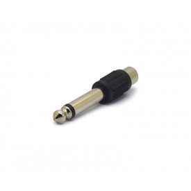 Adaptador Plug P10 6,35mm Mono para Jack RCA - JD15-3081 - Jinda