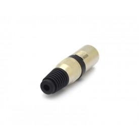 Conector Canon Macho 4 Vias - JD15-3503B - Jinda