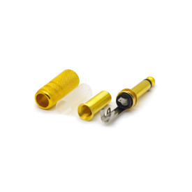 Plug P10 6,35mm Mono Dourado - JL11049 / 64.1.305