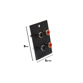 Jack RCA para Painel 4 Vias - JL15006