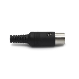 Conector Din JL21320/5P 5 Pinos 180° com Rabicho  - Jiali