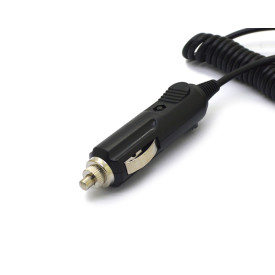 Plug Acendedor Automotivo com Cabo de 2m e Plug DC 90° 5.5x2.5mm - JL32019B