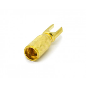 Terminal Forquilha Dourado 1/0 AWG - JL49041 - Jiali