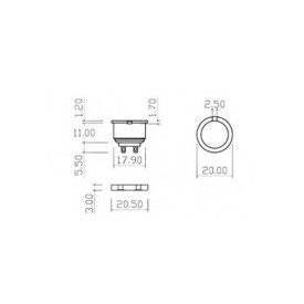 Conector Fêmea para Painel 5 Vias - JLD/P5 - Melro