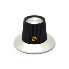 Knob Seta Preto - KN-135B