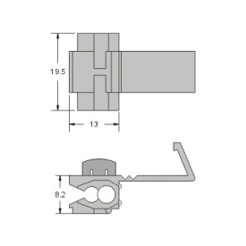 Conector de Derivação (18AWG-14AWG) - KW-4N