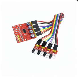 Modulo Sensor de Rastreamento Infra Vermelho 4 Sondas - GC-126
