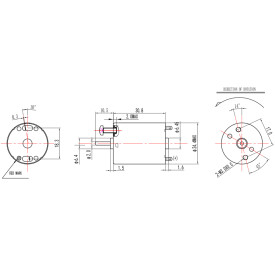Motor 24V 7.900 RPM 100 RK-370CH-18260 - Cód. Motor 100