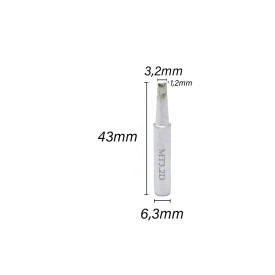 Ponta Fenda de 3,2mm Para Estação de Solda - HK-MT3,2D