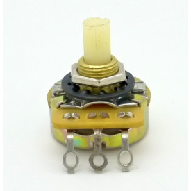Potenciômetro CTS 24mm  LOG  - eixo plástico estriado com 9mm