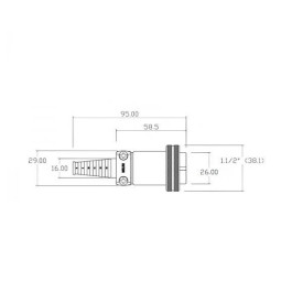 Conector Fêmea para Cabo 18 Vias - PA/P18P - Melro