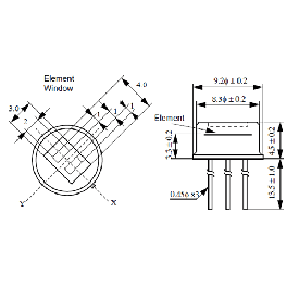 Sensor de Movimento - Pyroelectric Infra Red Sensor - PIR DB203B Compatível com Arduino - GC-57