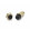 Conector Mike 8 Vias Macho para painel e Fêmea para cabo - LS-3007-3014
