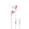 Fone de ouvido - Easy Earphone Coca-Cola -  com Microfone - Branco
