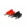 Pino Banana 4mm Duplo nas Cores Preto e Vermelho - JL14034 - Jiali