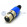 Conector XLR Fêmea Solda Fio Para Cabo JD-W9405 - Azul