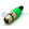 Conector XLR Fêmea Solda Fio Para Cabo JD-W9405 - Verde