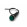 Sinaleiro Olho de Boi cor Verde com Fio Preto 110V - XD8-2