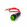 Sinaleiro Olho de Boi cor Verde com Fio Vermelho 220V - XD8-2 