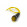 Sinaleiro Olho de Boi cor Amarelo com Fio Amarelo 24V - XD8-2 