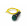 Sinaleiro Olho de Boi cor Verde com Fio Amarelo 24V - XD8-2