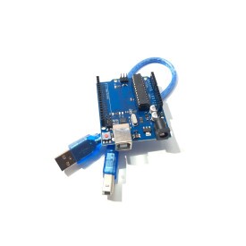 Placa Uno R3 16U2 + Cabo USB Com Chips Originais - 01-014