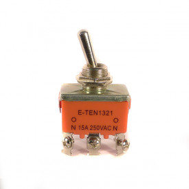 Chave Alavanca ON-ON Seis Terminais KN-1321 15A 250V