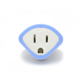 Adaptador de Tomada 2P+T 10A/250V - Ref.1630 - Daneva 