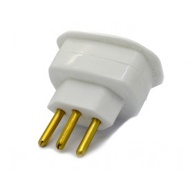 Adaptador Universal 2P+T 10A/250V - 1661 - Daneva