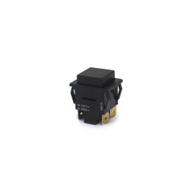 Chave Push-Button Bipolar sem Trava cor Preta 2A/250V 27.227 (Liga)/Desliga - M1FT2FE3S - Margirius