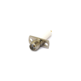 Conector SMA Fêmea Reto Painel Base Retangular 15,80MM Isolante 15,20MM - 3006 - Gav 104 - KLC