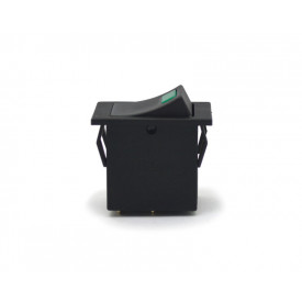 Chave Gangorra / Tecla Bipolar sem Trava com Led Verde 15A/250V 30.227 (Liga)/Desliga Momentânea M1FT3FDE3G - Margirius