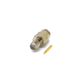 Conector SMA Fêmea Reto Prensa Cabo RG/RGC-58 Pino Macho - 3052 - Gav 34 - KLC