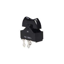 Chave Gangorra / Tecla Unipolar com Trava 10A em 250V 32.121 M2FT2FS1Q/63 - Margirius