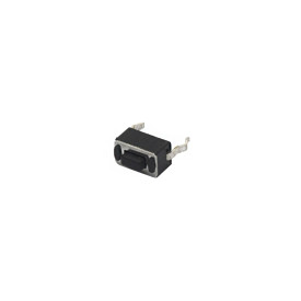 Chave Táctil com 2 Terminais 3x6x5mm 180° - KFC-A06